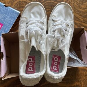 White Canvas Sneakers